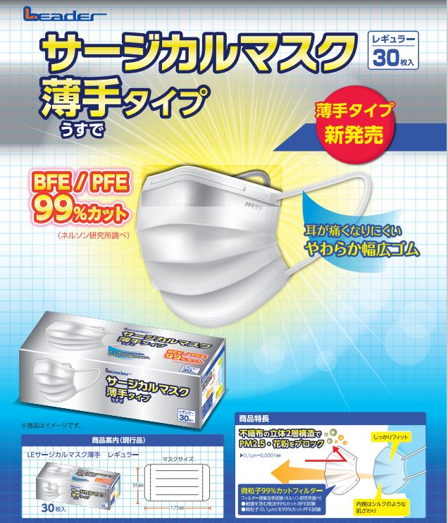 薄手サージカルマスク